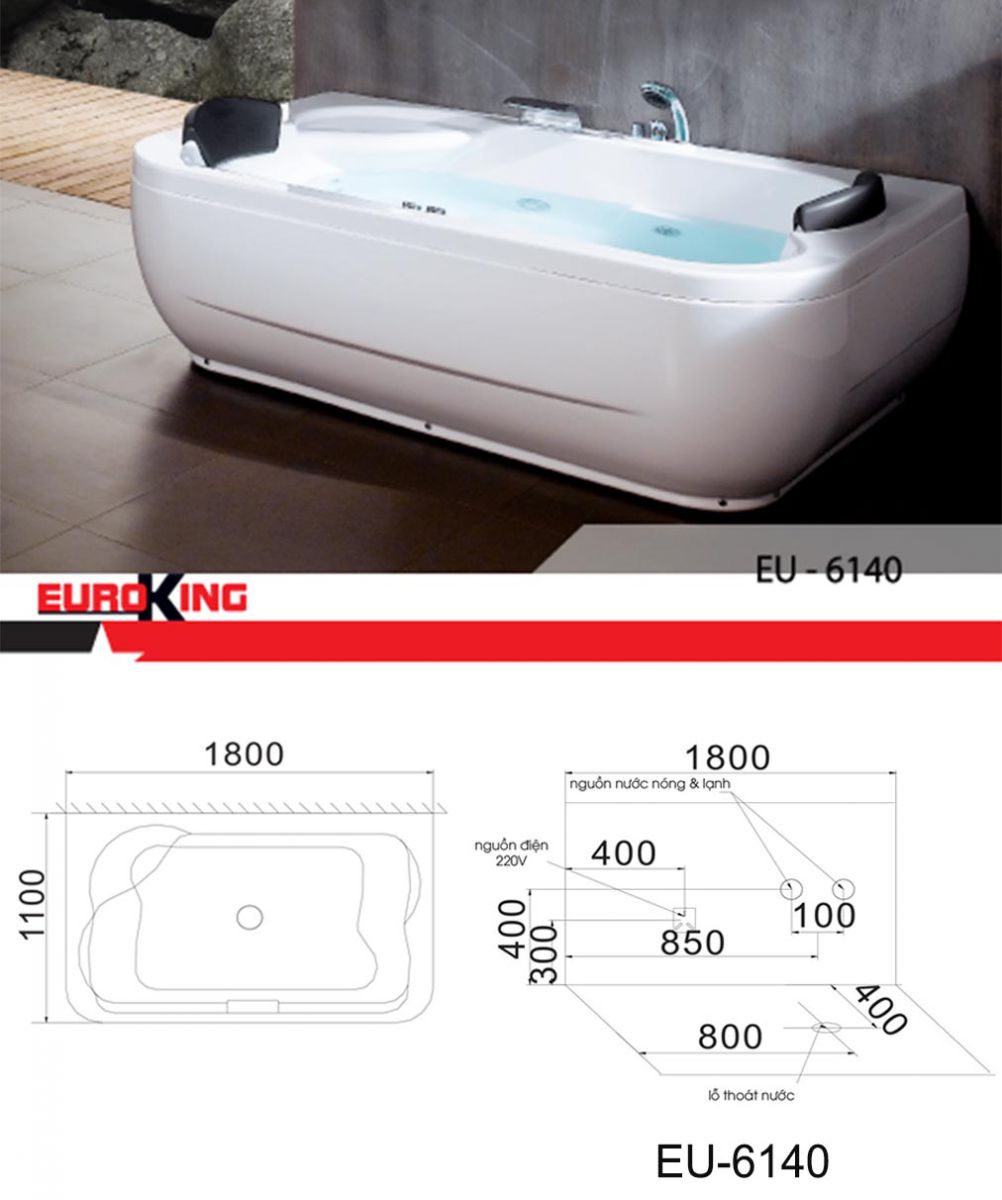Bồn tắm EU-6140